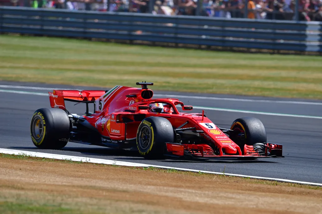 A Forma-1-es Brit Nagydíj, Sebastian Vettel, Ferrari 