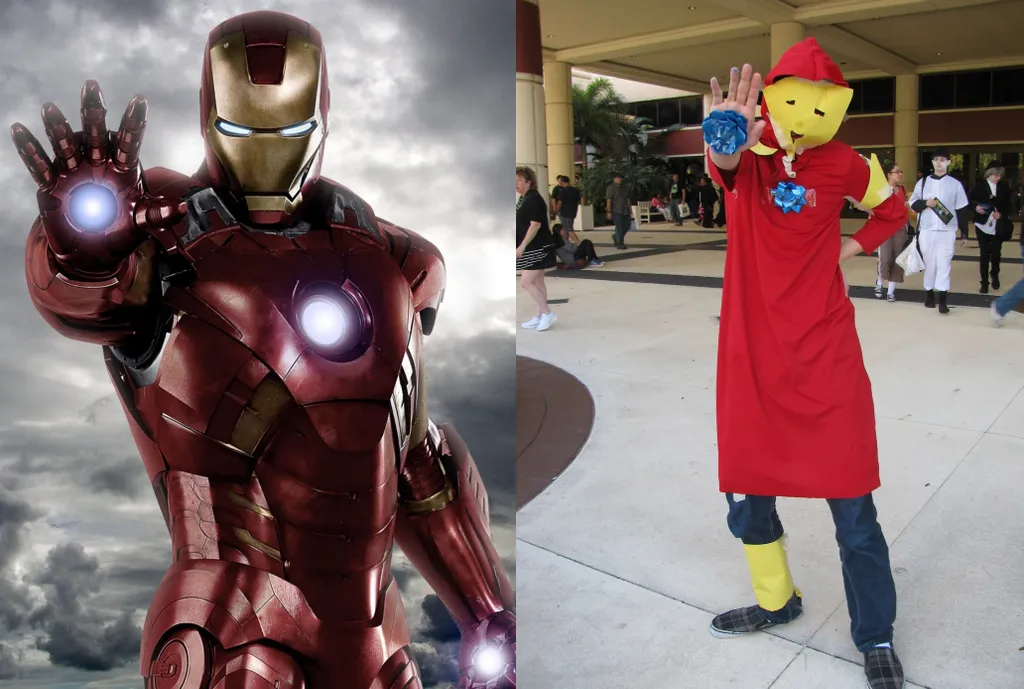 cosplay, beöltözős, gagyi, nevetséges, vicces, vasember, Iron man 