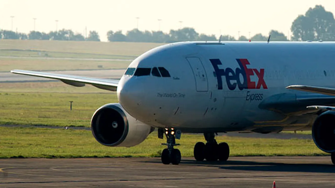 FedEx repülőgép Ferihegyen