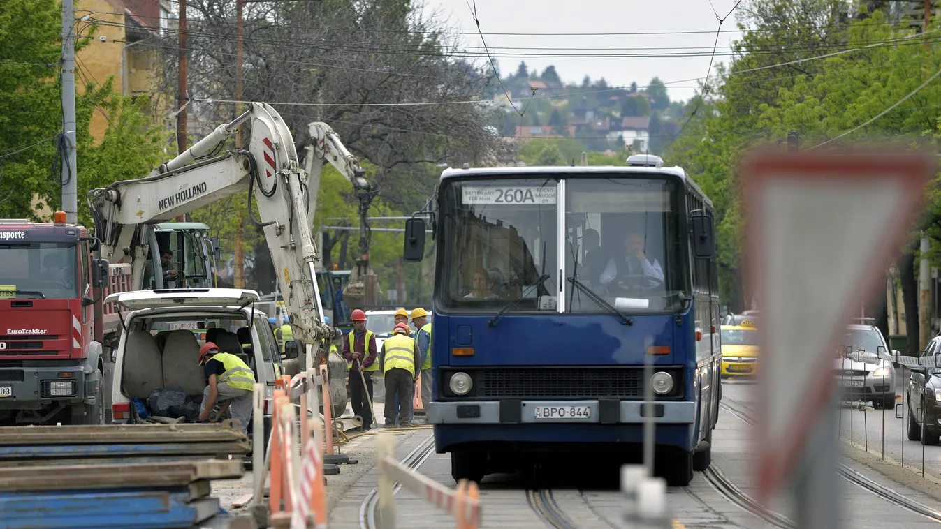 260-as busz, fonódó villamoshálózat, 17-es villamos 