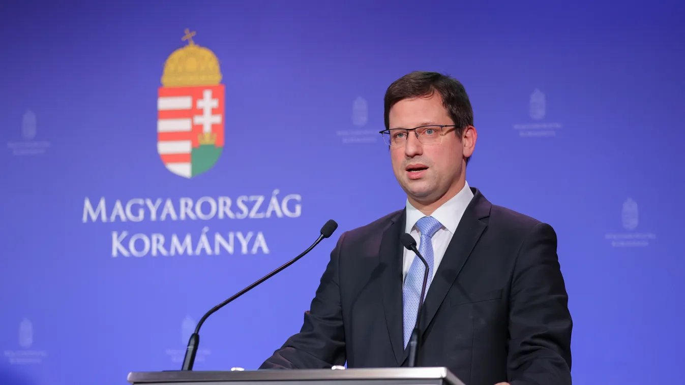 Kormányinfó, Marad a benzinárstop és biztosított az üzemanyag-ellátás Magyarországon, Gulyás Gergely Miniszterelnökséget vezető miniszter 