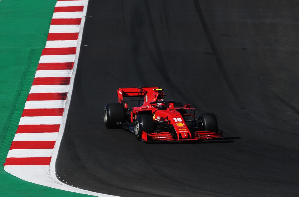 Forma-1, Charles Leclerc, Ferrari, Portugál Nagydíj, 2020 péntek 