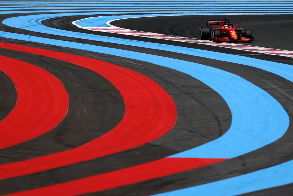 Forma-1, Charles Leclerc, Ferrari, Francia Nagydíj 2021, péntek 