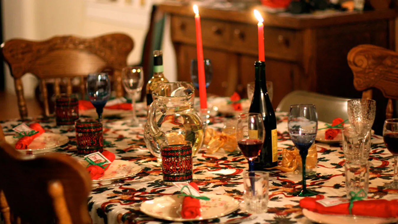 karácsonyi vacsora, bor 