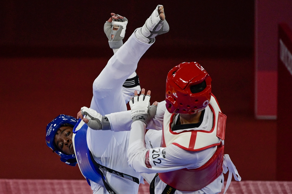 Salim Omar Taekwondo Tokyo olympics Tokió 2020, 2020-as tokiói olimpiai játékok, olimpia, nyár, nyári olimpiai játékok, XXXII. nyári olimpiai játékok, 2021.07.24. 