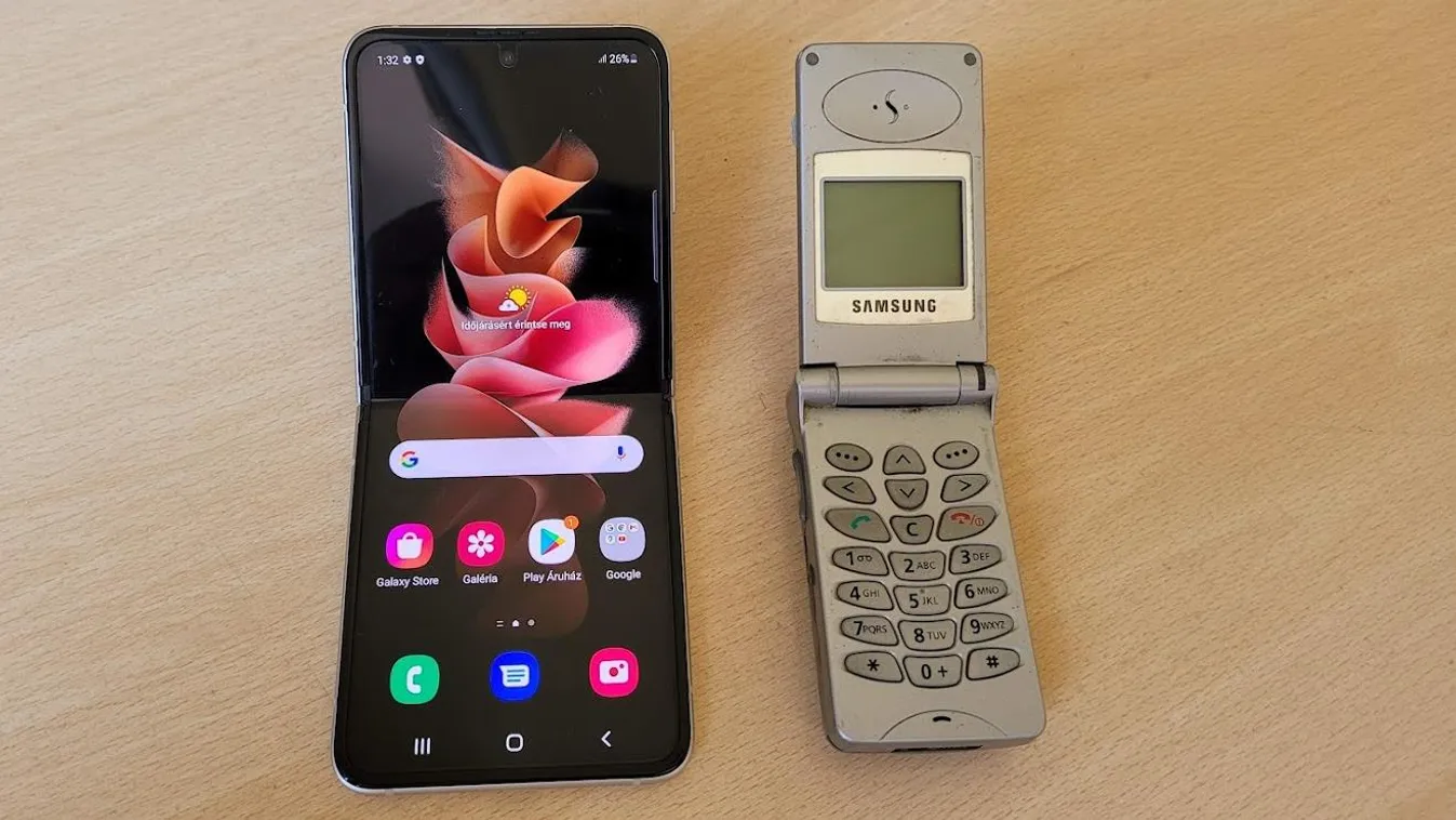 Samsung galaxy z flip3 hajtogatható telefon teszt 