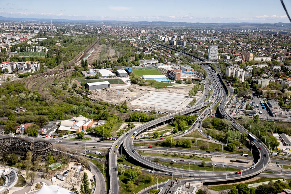 Élményléghajózás, Ballon, Városliget, Panoráma, Busapest, Élményléghajózás a Városligetben, léghajó, kilátás 