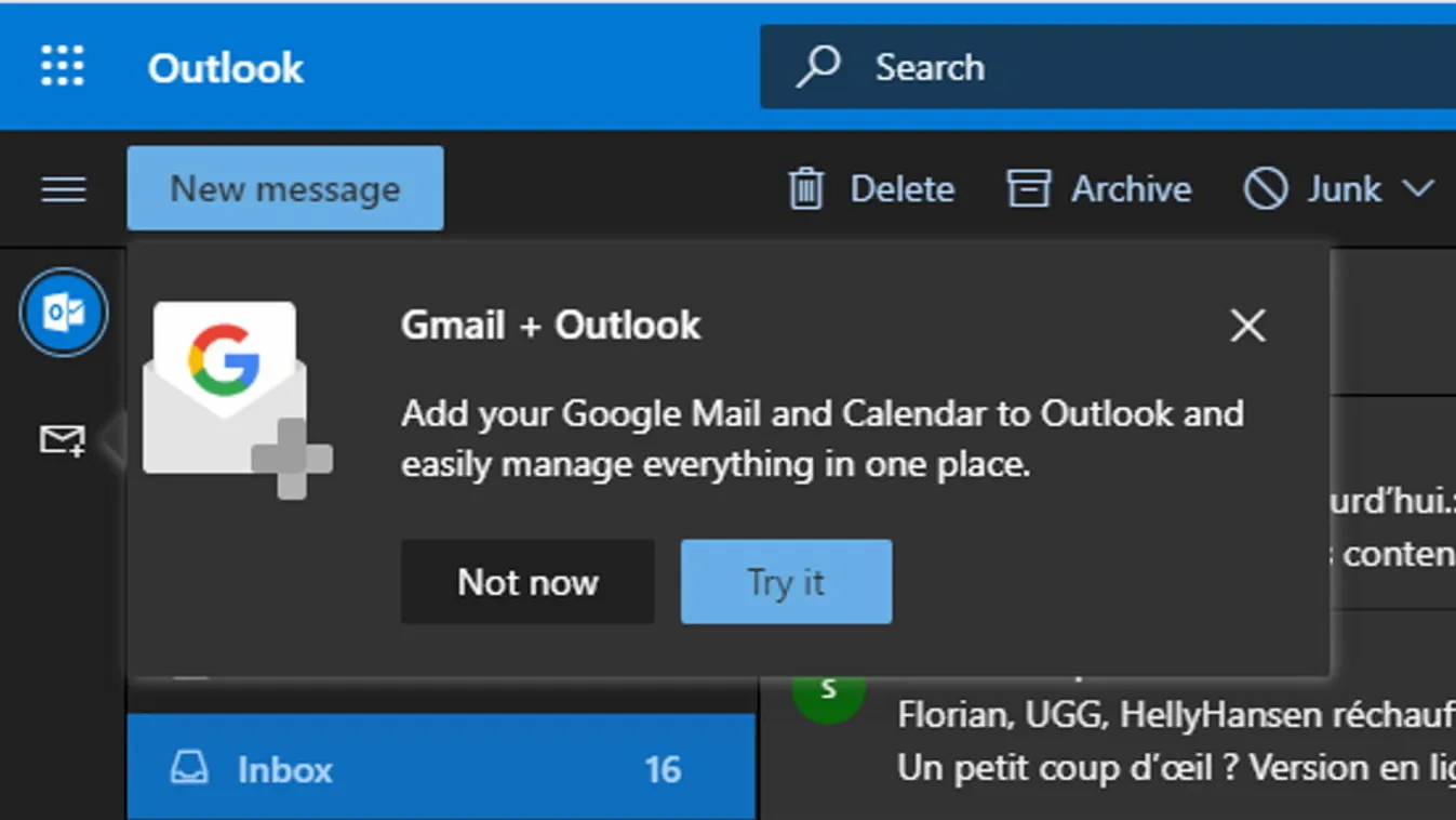 microsoft outlook gmail 