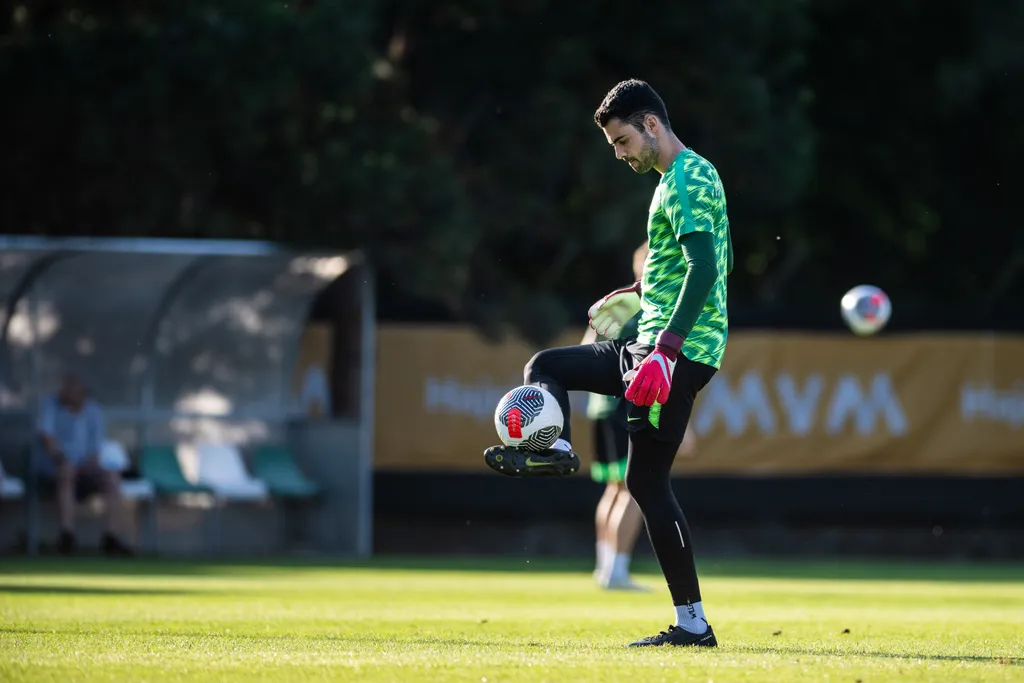 FTC, Fradi, Ferencváros, Ferencvárosi TC, a KÍ Klaksvík elleni BL-visszavágót megelőző edzés, FTC-MVM Sportközpont, 2023.07.18. 