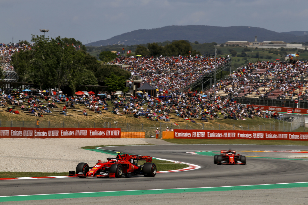 Forma-1, Spanyol Nagydíj, Charles Leclerc, Sebastian Vettel, Scuderia Ferrari 