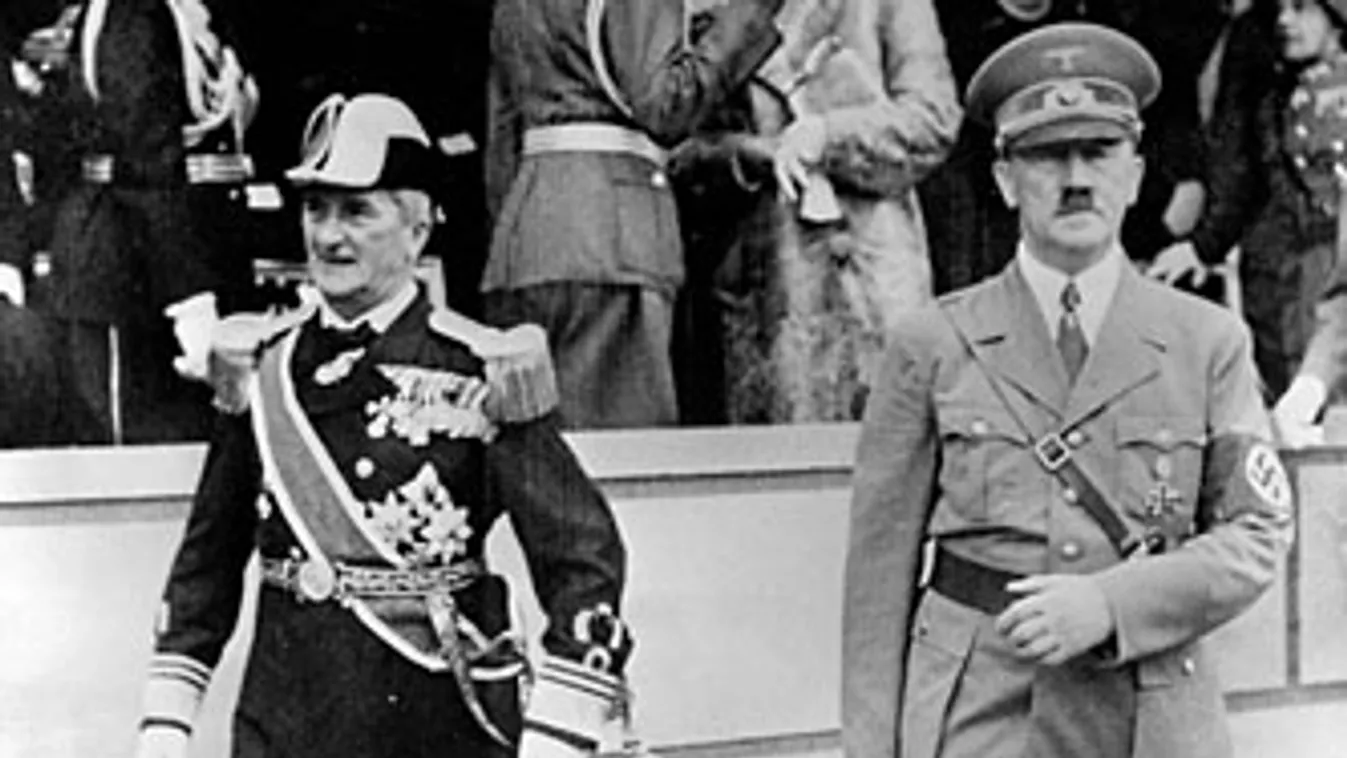II. világháború, miért nem tudtunk kiugrani a háborúból, Horthy Miklós, Magyarország kormányzója és Adolf Hitler, a Német Birodalom Führere