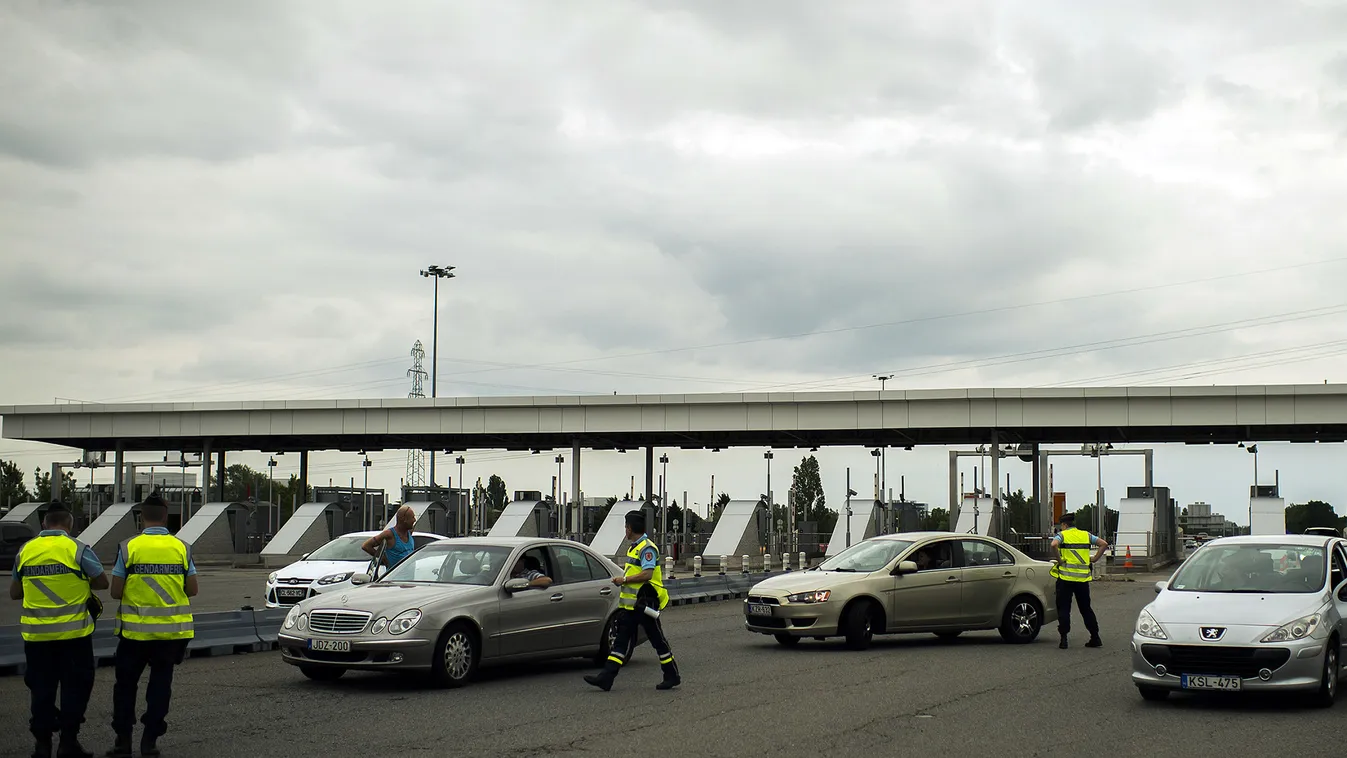 Magyar rendszámú autók ellenőrzése Toulouse-ban a magyar-belga Eb-nyolcaddöntő előtt 