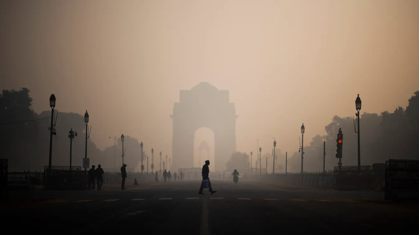légszennyezettség Új-Delhi pollution environment-pollution Horizontal SMOG 