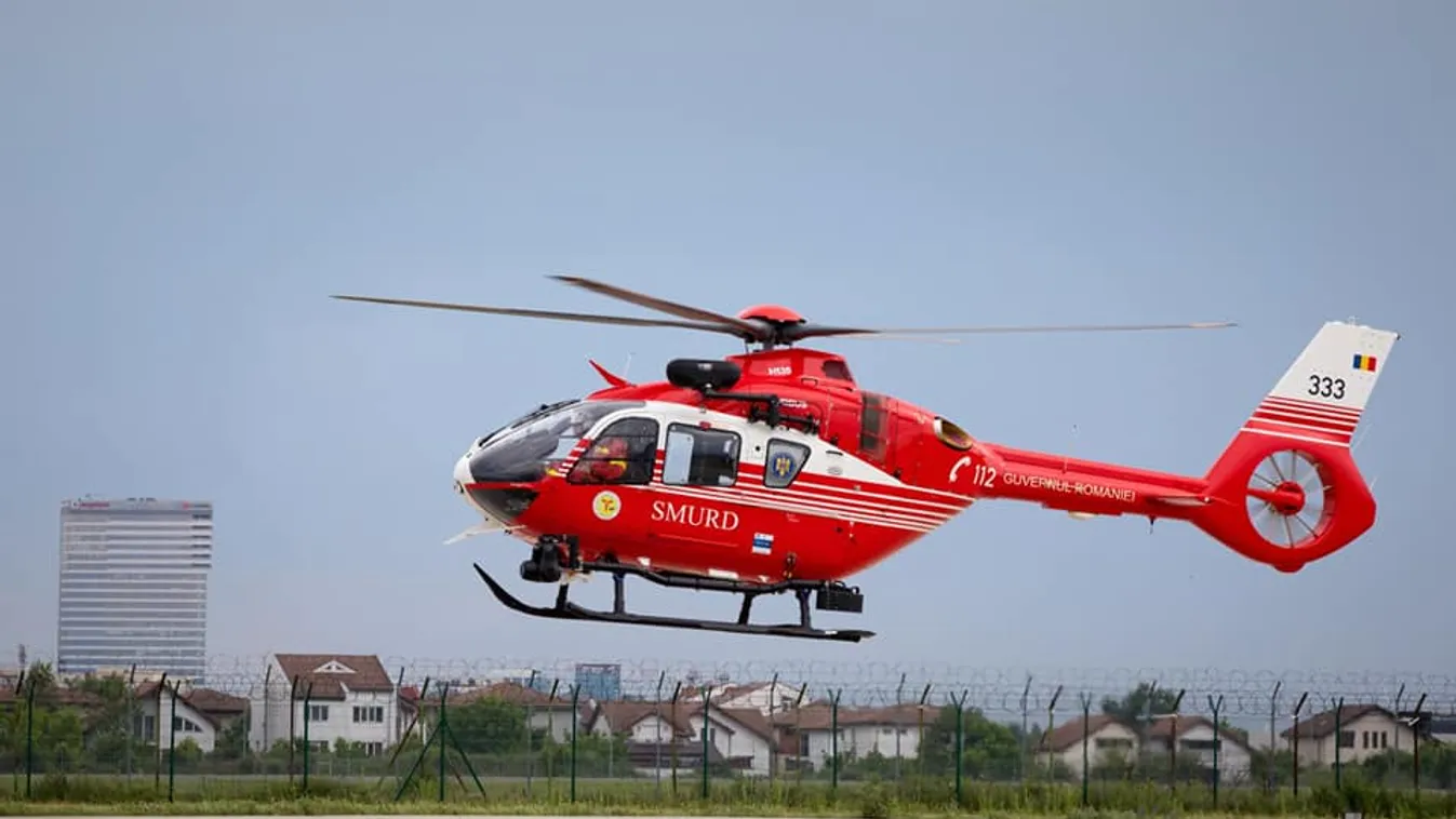 A sürgősségi szolgálat helikoptere (illusztráció) 