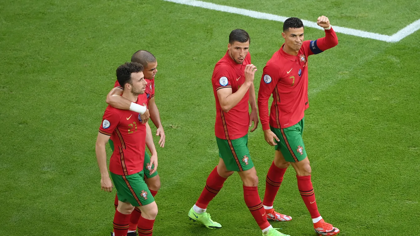 Portugália - Németország, Foci EB, labdarúgó Európa-bajnokság, Euro 2020, labdarúgás, csoportkör, F csoport, Allianz Arena, München, 2021.06.19. 