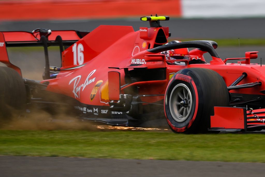 Forma-1, Brit Nagydíj, időmérő, Leclerc, Ferrari 