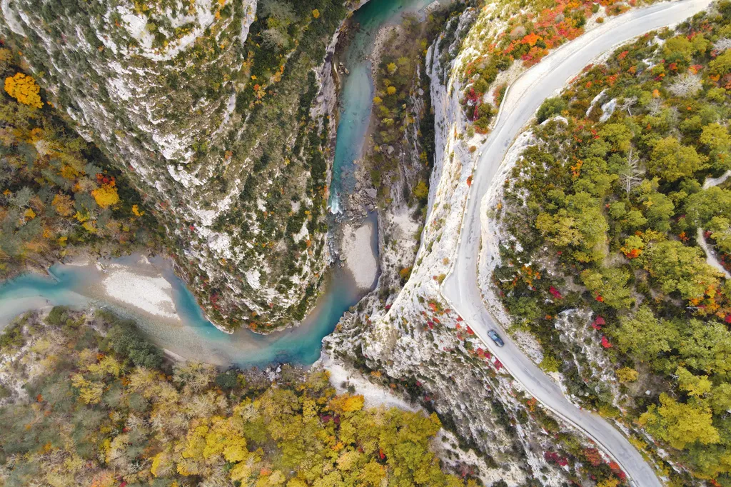 Verdon, Verdon-kanyon, kanyon, Franciaország, canyon, francia, természet 