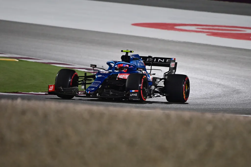 Forma-1, Esteban Ocon, Alpine, Katari Nagydíj 2021, szombat 