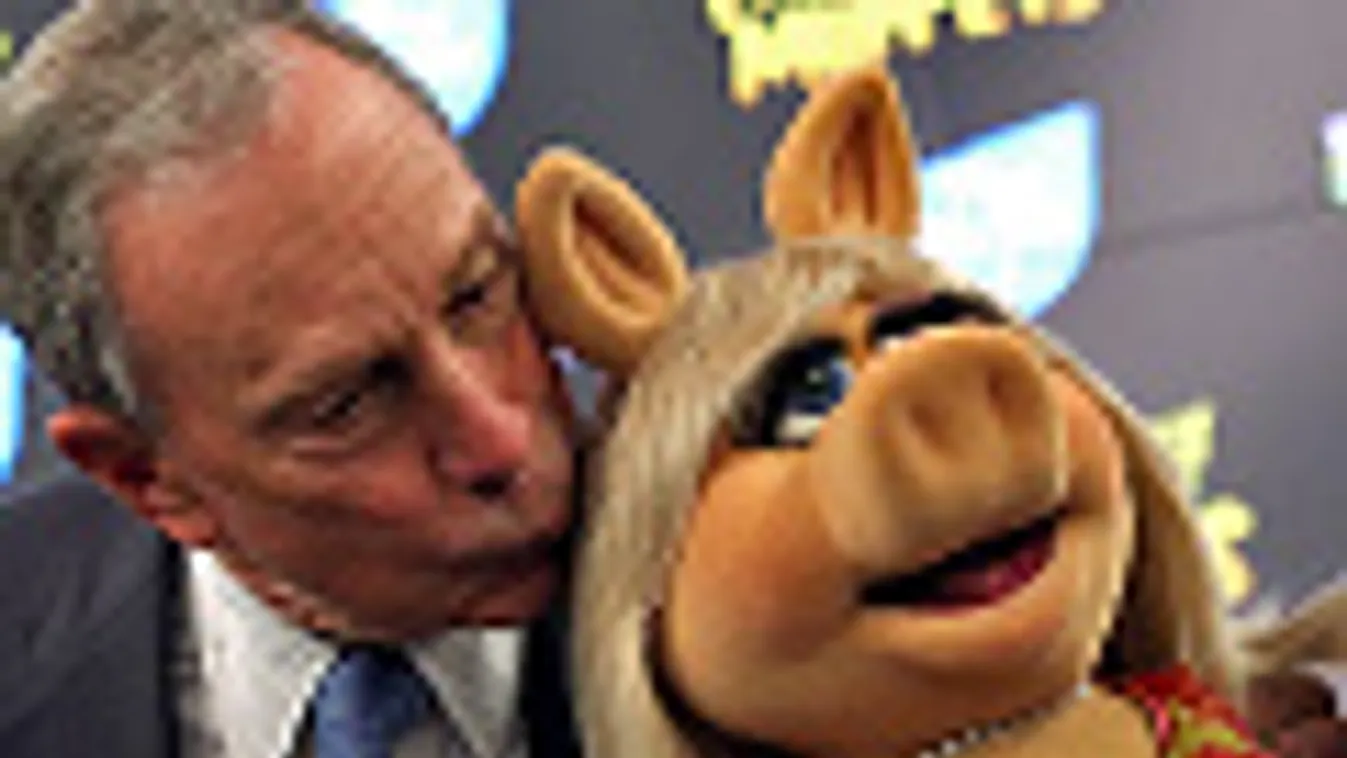 Michael Bloomberg New York polgármestere a hölgybarát, Miss Röfi, Muppets 