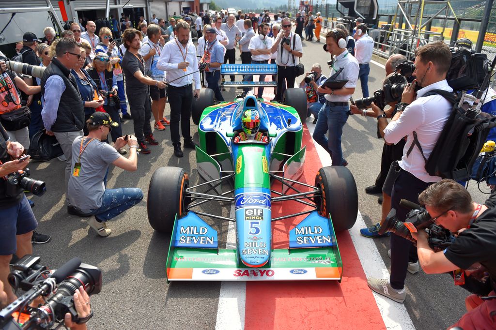 Forma-1, Mick Schumacher, Benetton-Ford, Belga Nagydíj 