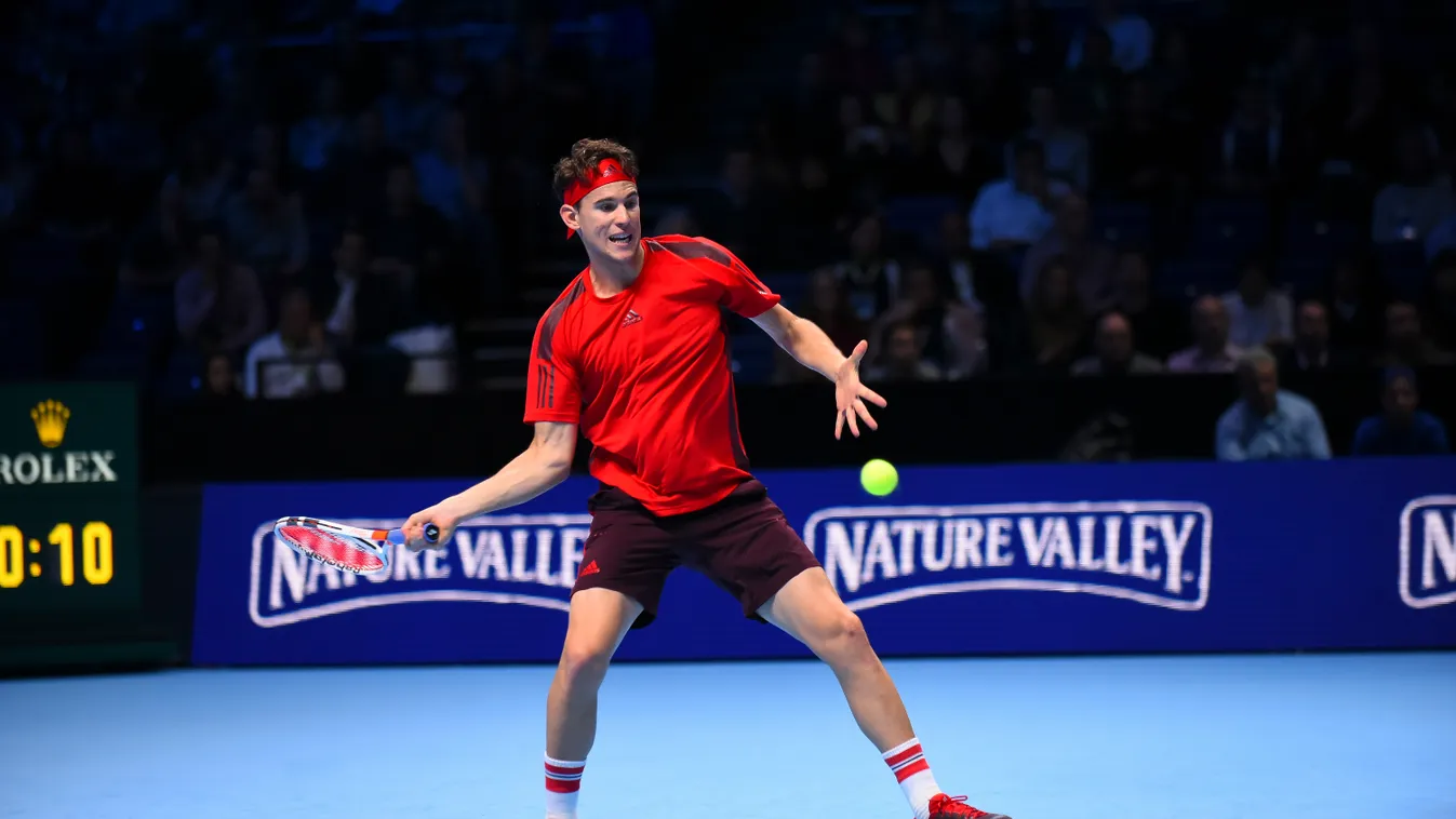 Day Four - Nitto ATP World Tour Finals ATP World Tour World Tour Finals Dominic Thiem Tennis Player - Born 1997 Croatia Day England Germany London - England Marin Cilic Match - Sport Motion SPORT Sports Activity TENNIS Tennis Tournament The O2 - England U