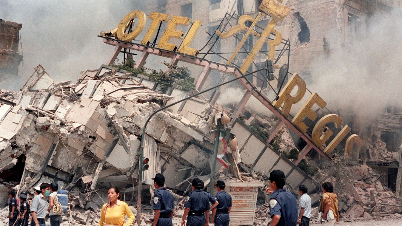 Mexikóváros földrengés 1985 