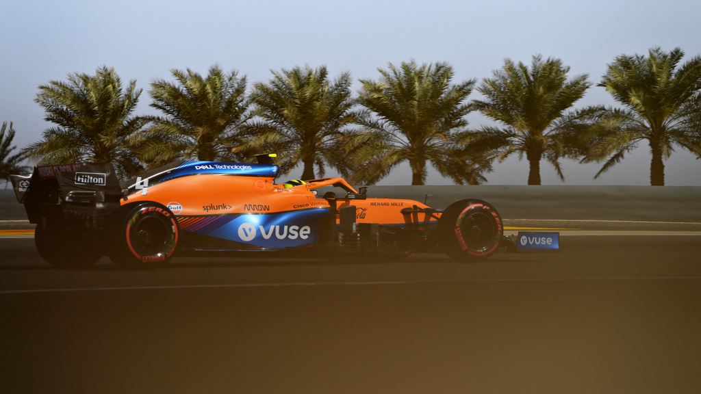 Forma-1, Lando Norris, McLaren, Bahreini Nagydíj 2021, szombat 