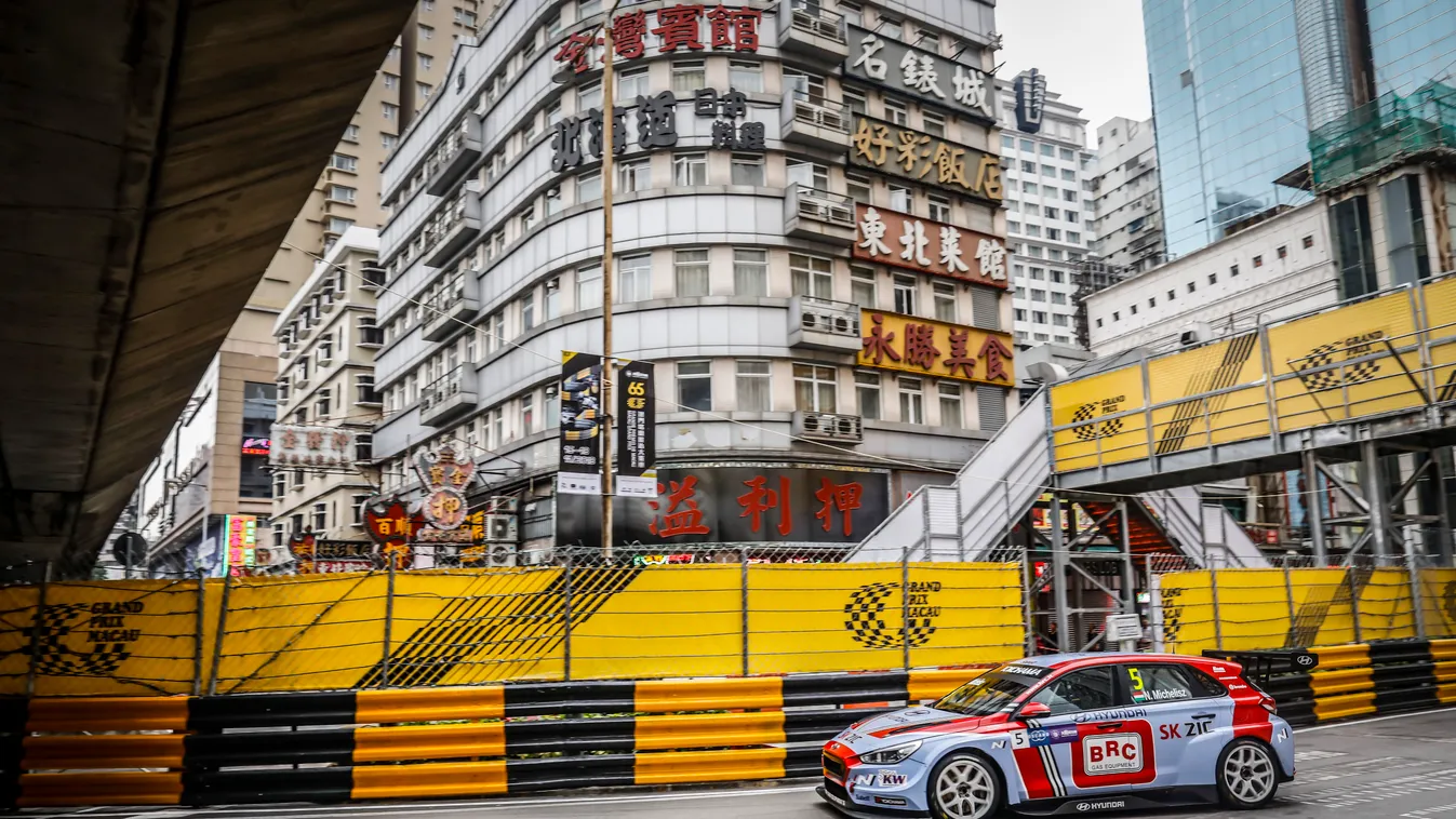 AUTO - WTCR MACAU - 2018 chine china auto championnat du monde circuit course fia motorsport tourisme wtcr cup novembre macao 05 MICHELISZ Norbert, (hun), Hyundai i30 N TCR team BRC Racing, action during the 2018 FIA WTCR World Touring Car cup of Macau, C