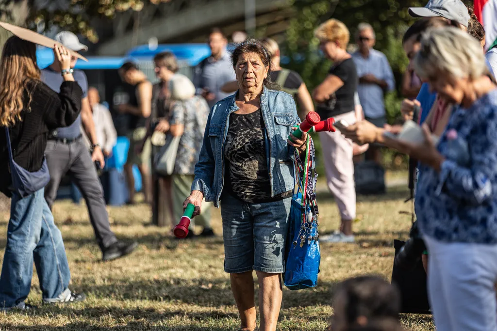 Demokrácia napi tüntetés, Budapest, 2023.09.15. oktatás, tanulás, tanítás, tanító, diák, tanár 