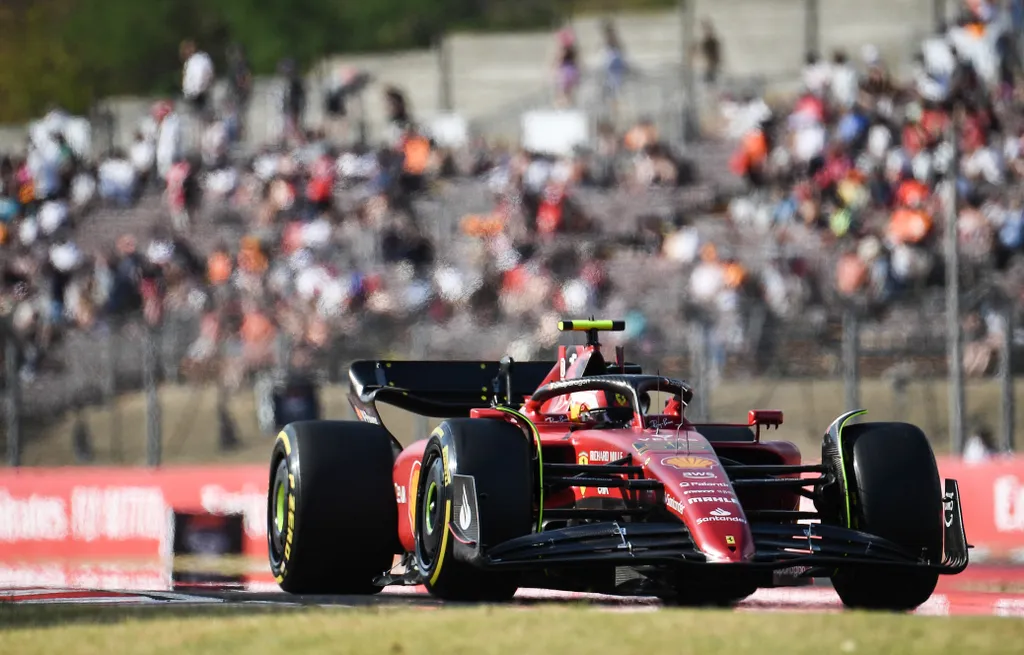 Forma-1, Carlos Sainz, Ferrari, Magyar Nagydíj 2022, péntek 