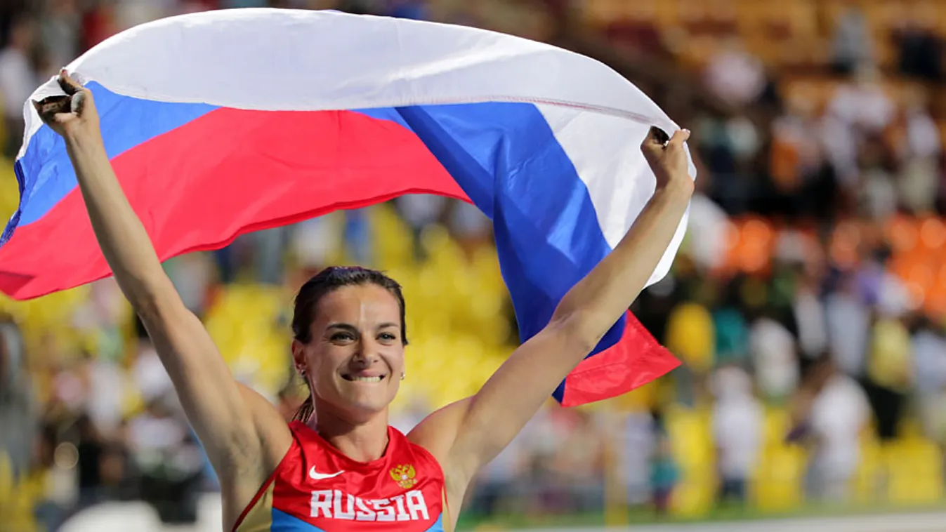 Jelena Iszinbajeva, orosz rúdugró a 14. IAAF atlétikai világbajnokságon, Moszkvában