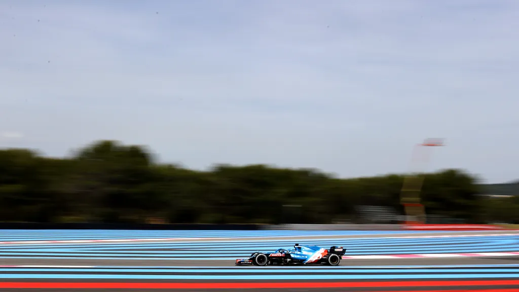Forma-1, Fernando Alonso, Alpine, Francia Nagydíj 2021, péntek 