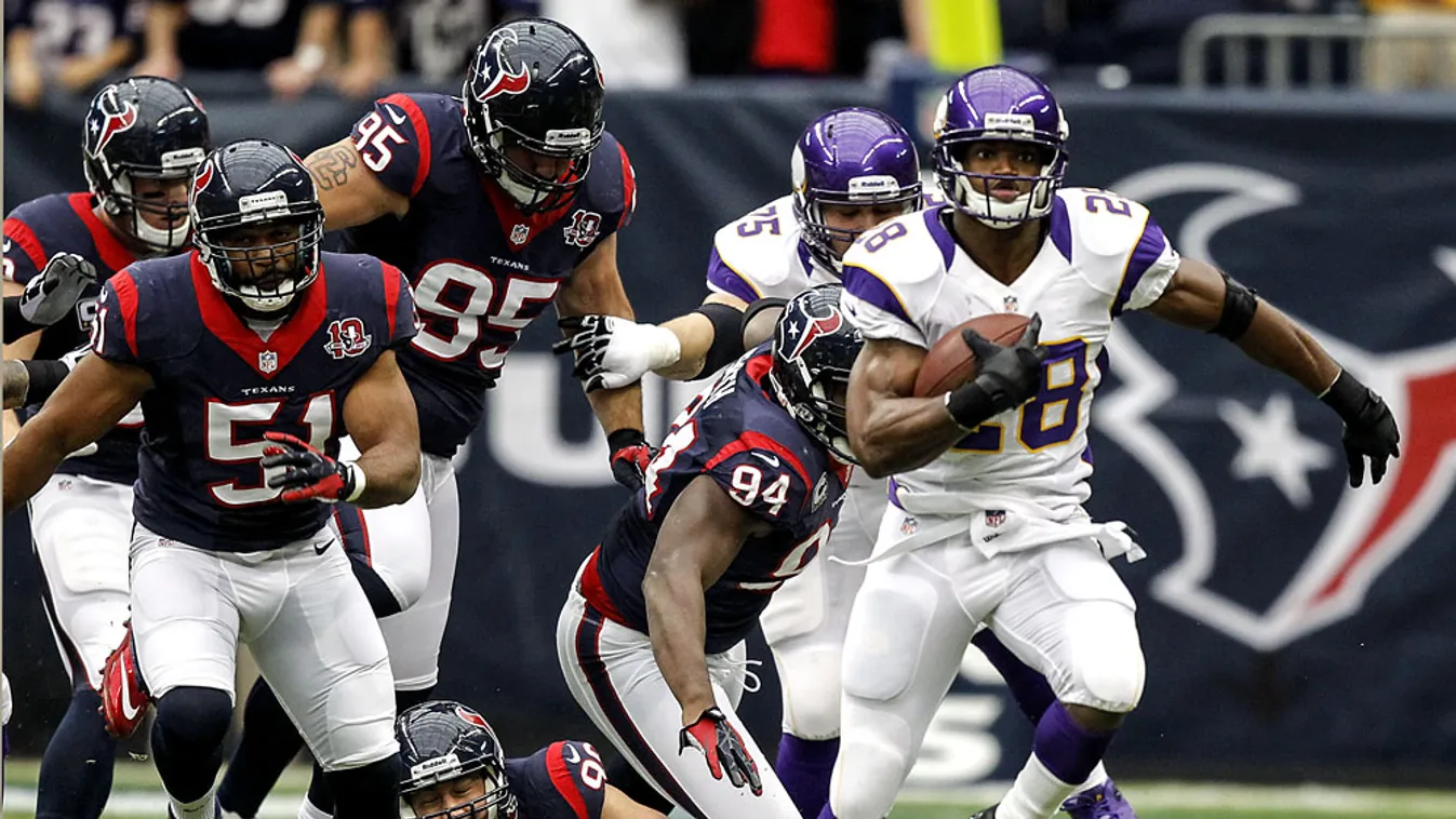 Minnesota Vikings vs.Houston Texans, Adrian Peterson, foci