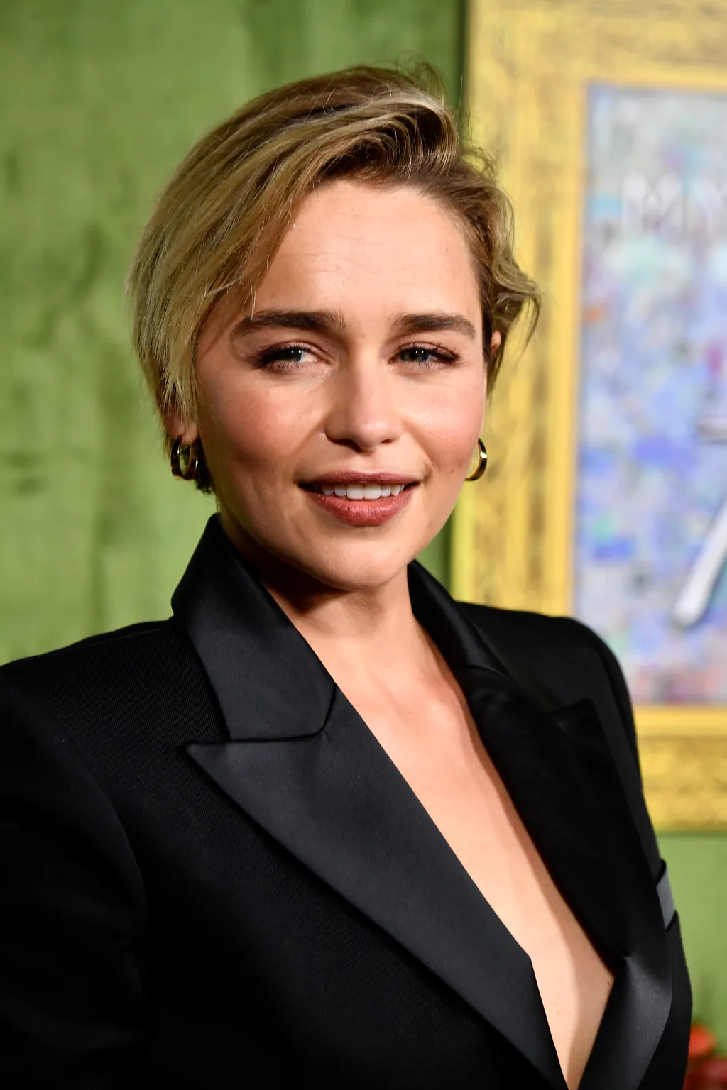 HBO Films' "My Dinner With Herve" Premiere - Arrivals GettyImageRank1 Arts Culture and Entertainment Celebrities topics topix bestof toppics toppix Emilia Clarke 