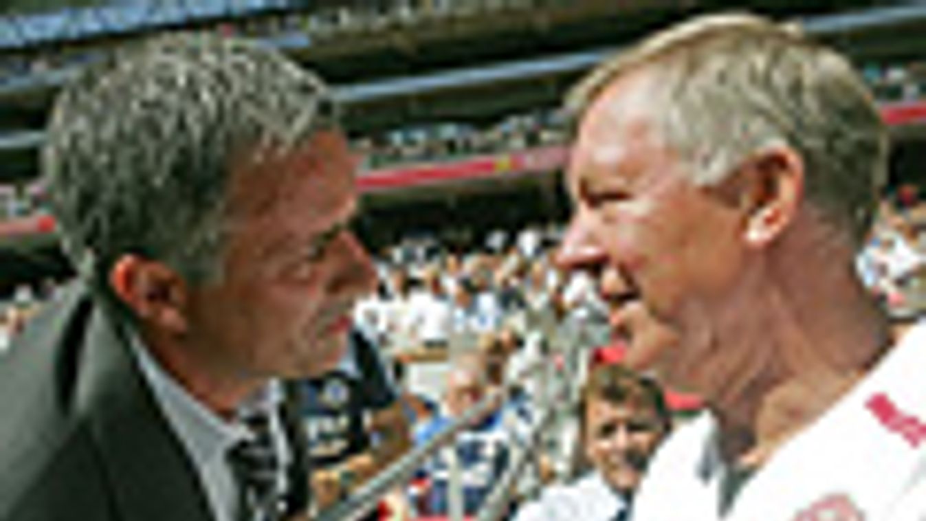 Jose Mourinho és Sir Alex Ferguson
