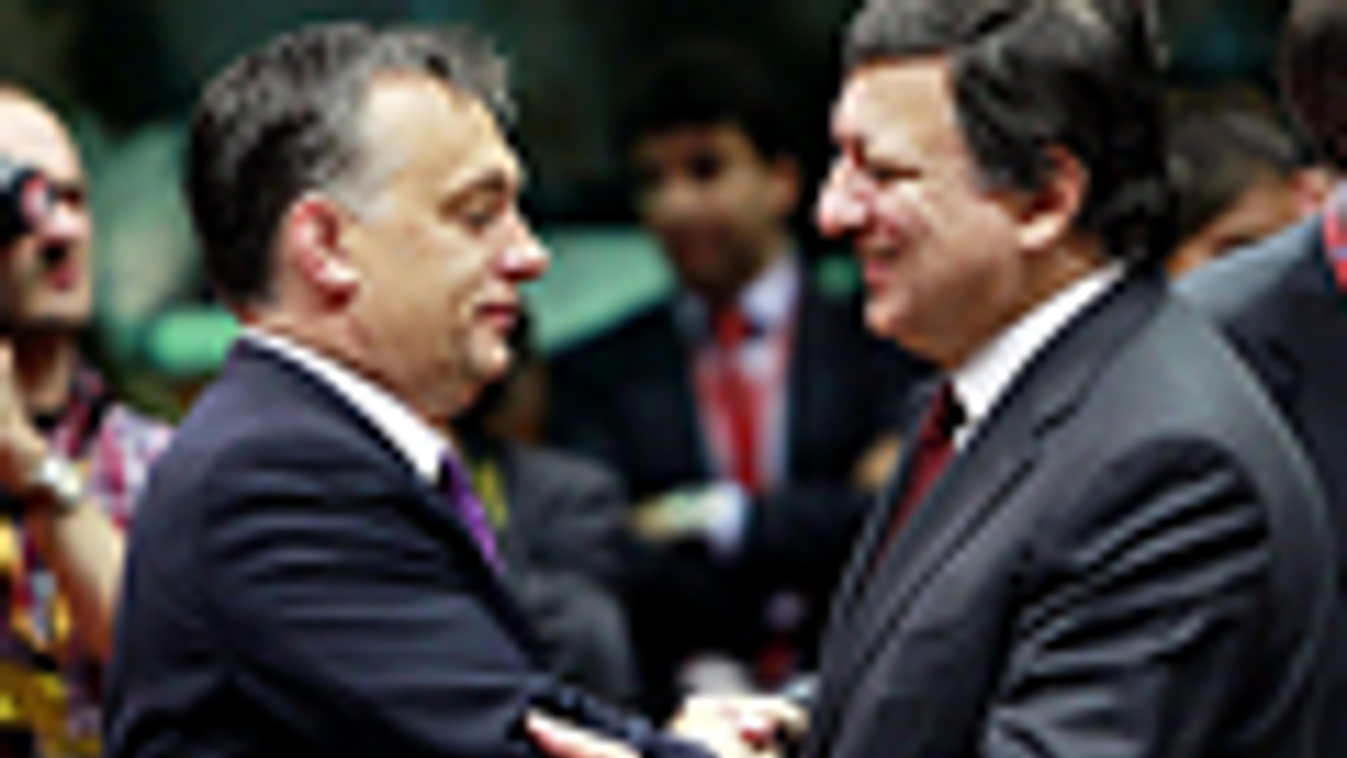 Orbán Viktor és José manuel Barroso találkozója 2011. június 24-én