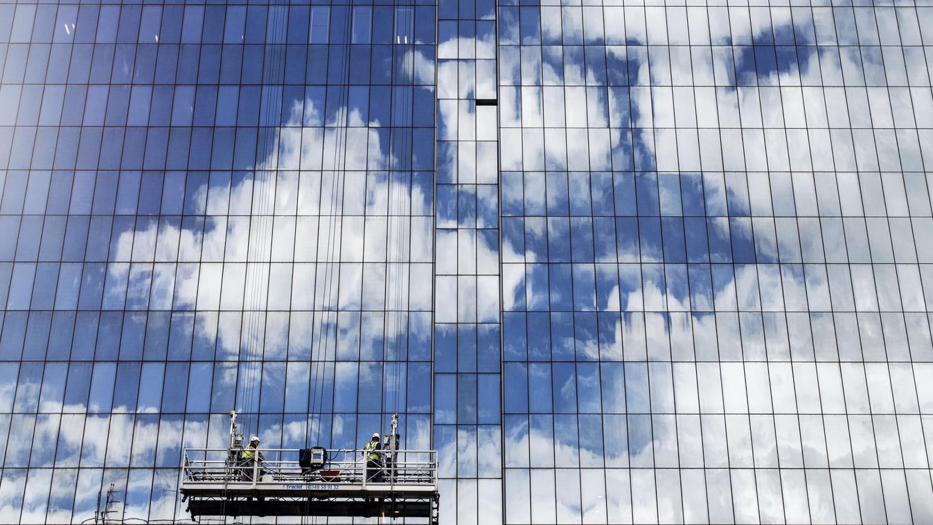 felhő épület adatok tükröződés 