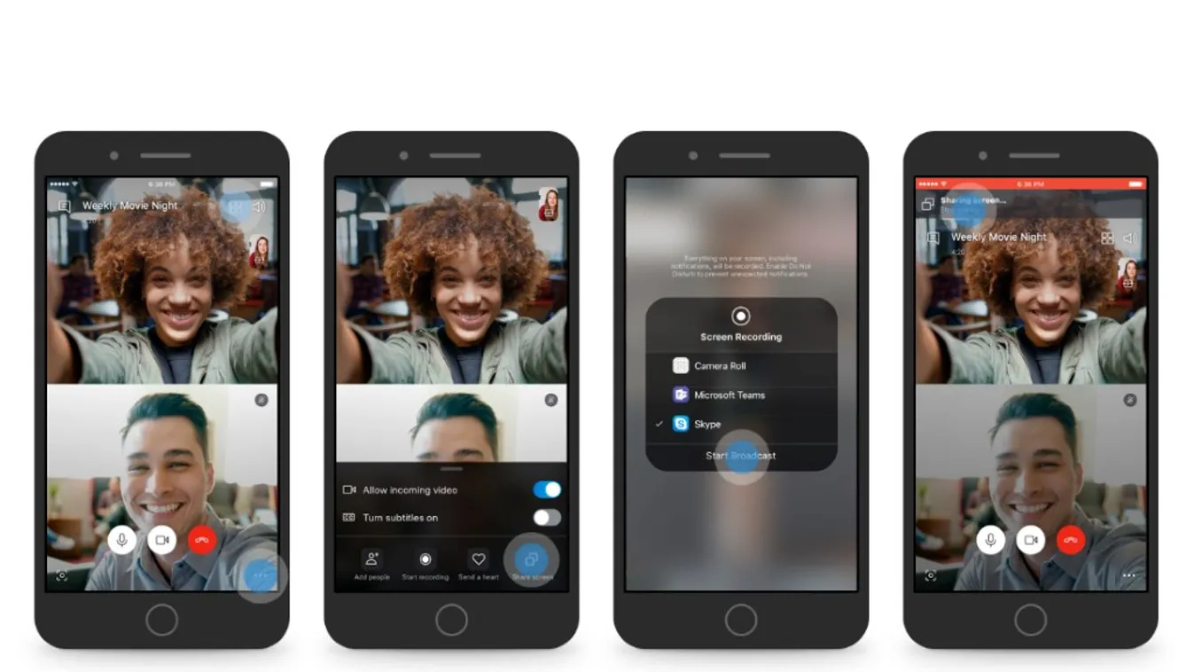 skype android ios videochat videohívás 