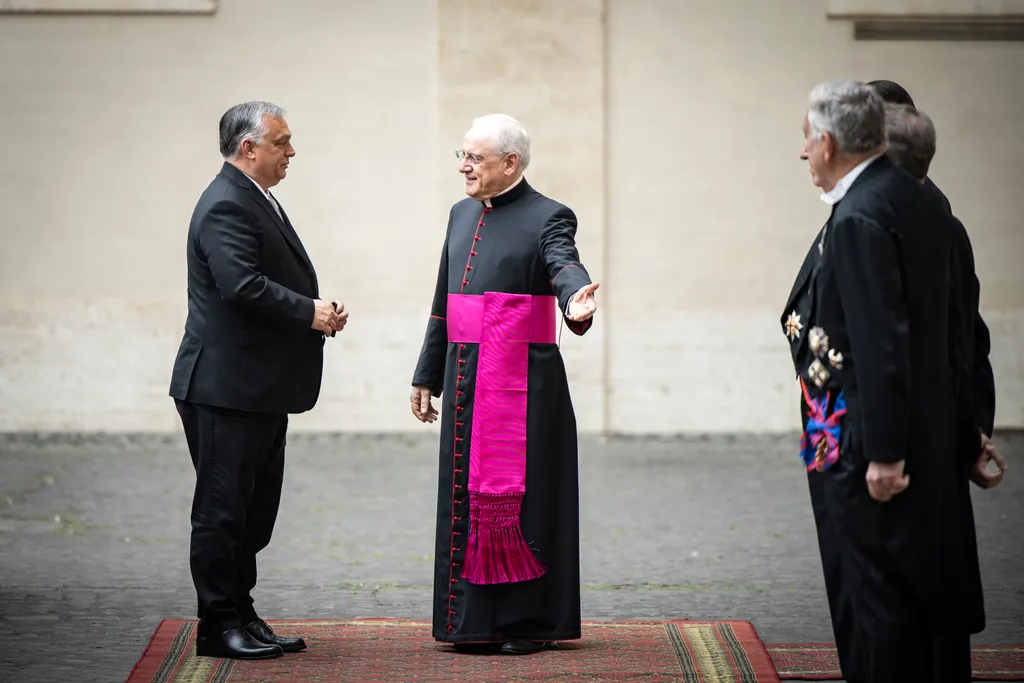 ORBÁN Viktor Orbán Viktor hivatalos látogatása a Vatikánban 