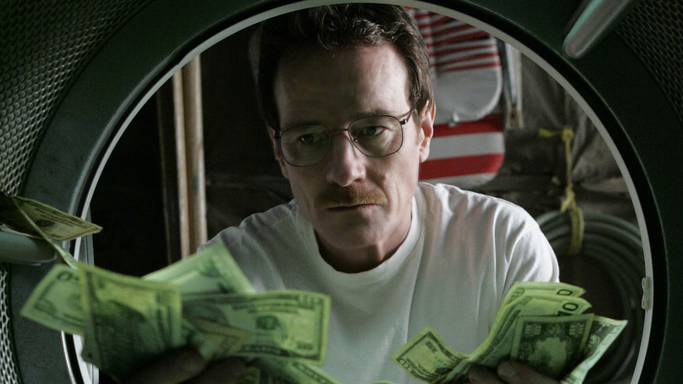 Breaking Bad (Season 1) Cinema MAN wash dryer money banknotes HORIZONTAL 