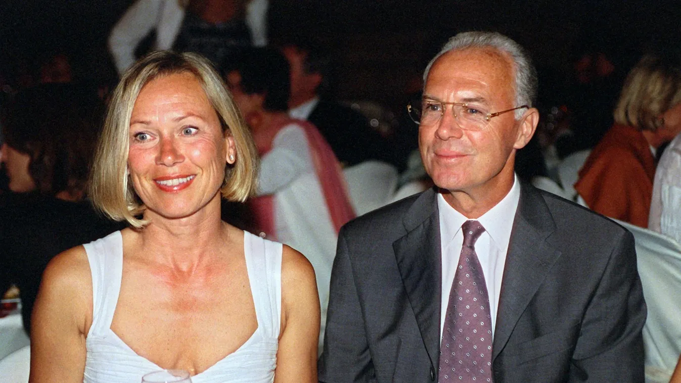 GERMANY-BECKENBAUER RESTAURANT SEATED PERSON-SPORT WIFE HORIZONTAL 