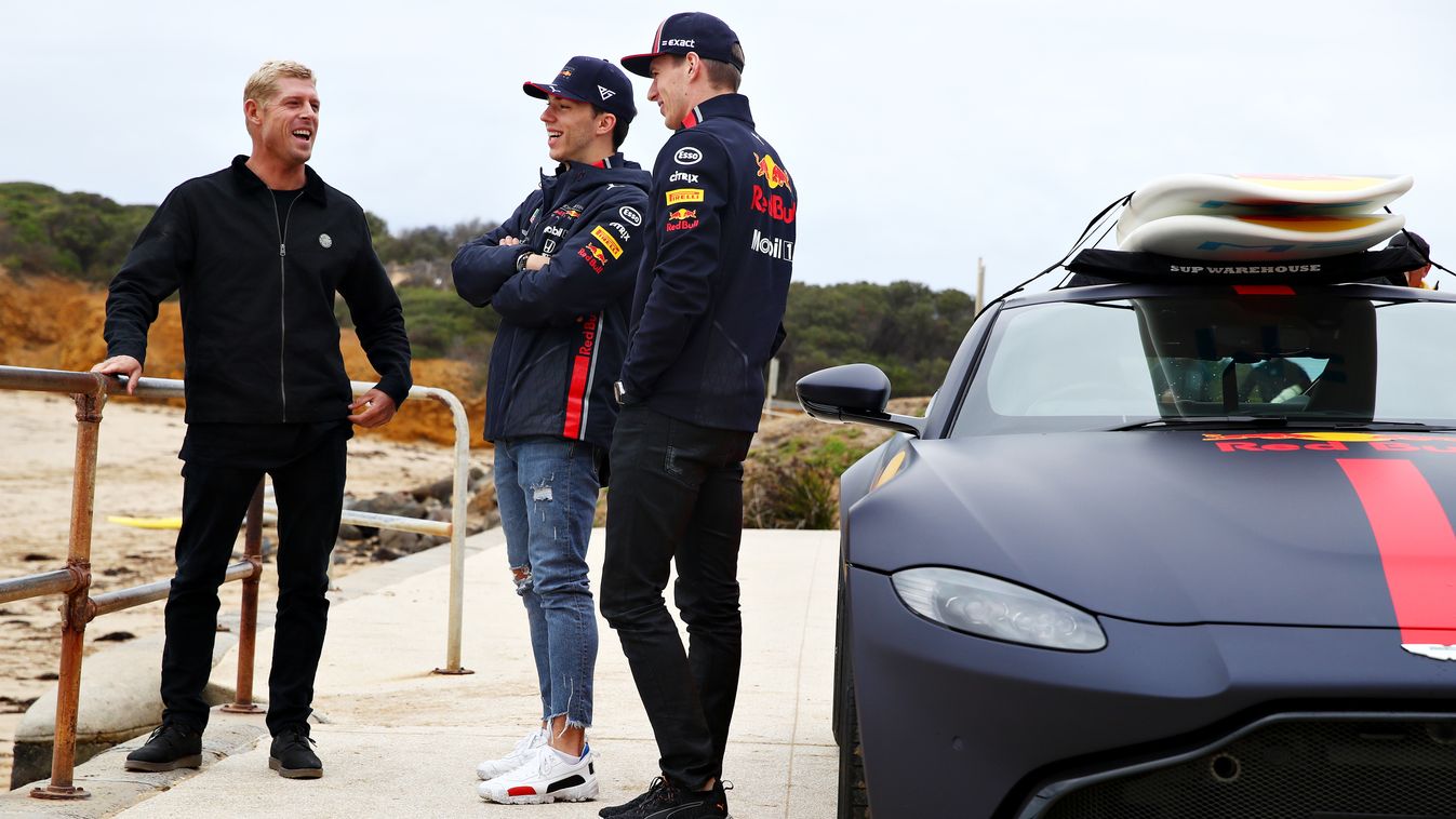 Forma-1, Max Verstappen, Pierre Gasly, Mick Fanning, Red Bull Racing, Ausztrál Nagydíj 