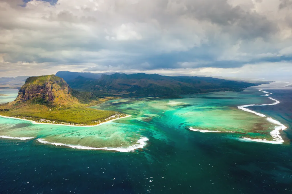 Mauritius, vízesés, 