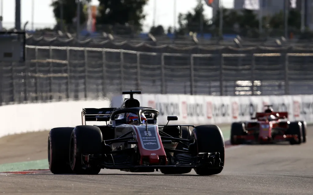 A Forma-1-es Orosz Nagydíj szombati napja, Romain Grosjean, Haas F1 Team 
