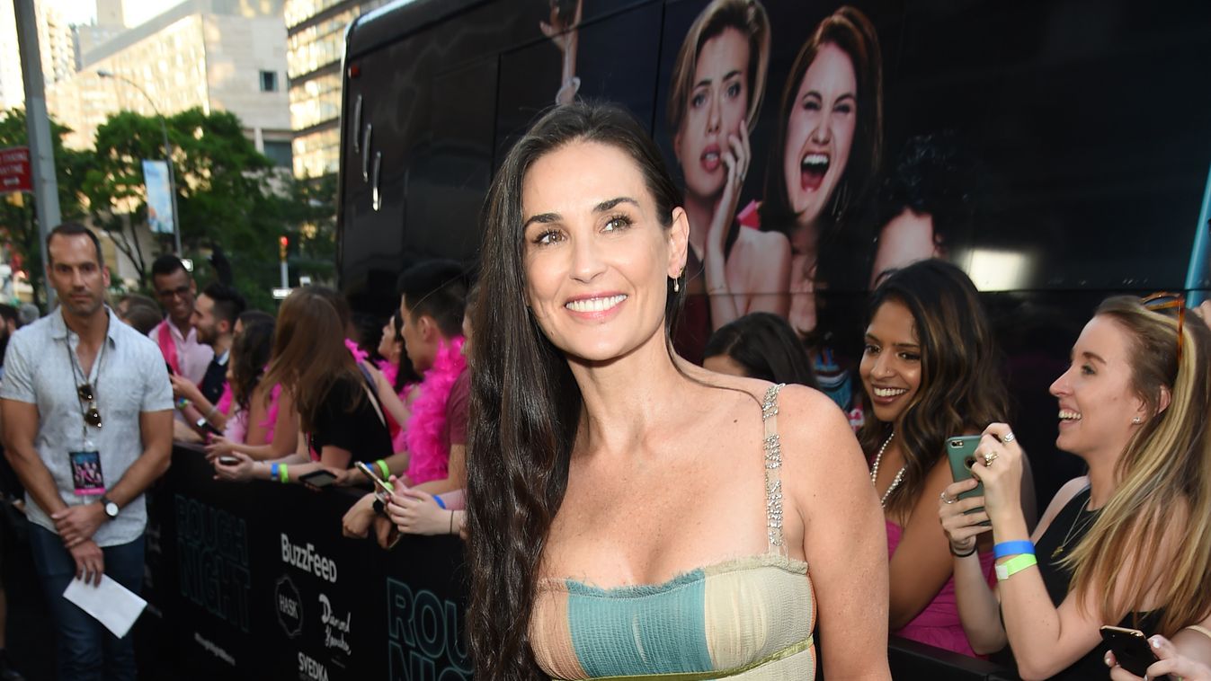 New York Premiere of Sony's ROUGH NIGHT Presented by SVEDKA Vodka GettyImageRank1 VERTICAL USA New York City Film Premiere Premiere Photography Red Carpet Event Sony Demi Moore Arts Culture and Entertainment Attending Celebrities Svedka AMC Lincoln Square