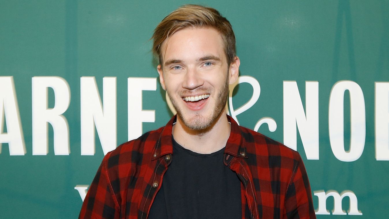 PewDiePie Signs Copies Of His New Book "This Book Loves You" GettyImageRank3 HORIZONTAL BOOK Signing USA New York City Union Square - New York City LITERATURE Copy Photography Book Signing Arts Culture and Entertainment 2015 Barnes & Noble PersonalityInQu