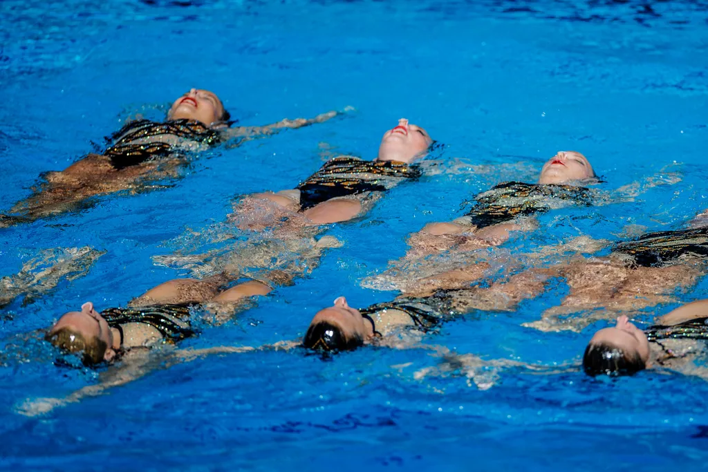 FINA vizes VB 2022, FINA, vizes VB, 2022.06.20., június, 20., műúszás, szinkronúszás, magyarok, magyar, csapat, hétfő 