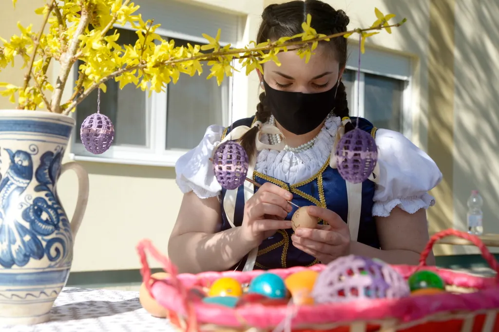 Húsvéti tojásfestés Győrben, húsvét, ünnep, tojás, festés, tojásfestés, 2021, galéria 