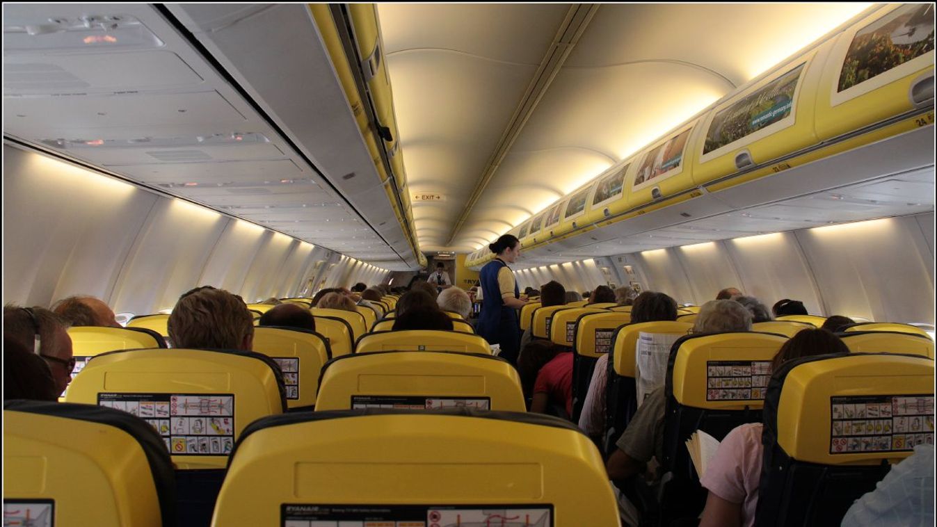 Ryanair fedélzet belső 