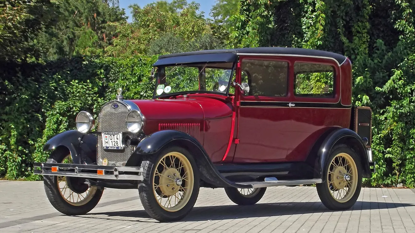 Ford A Tudor (1928) veteránteszt 